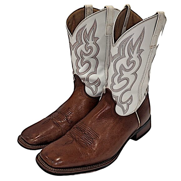 Laredo 7891 Men's Lodi Collection Stockman Boot with Redwood Cowhide Size 13D - Picture 1 of 10